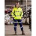 Womens FLX & Move Hi Vis Taped Liquid Repellent Fleece Hoodie