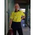 Womens Cool Lightweight Hi Vis Drill Shirt
