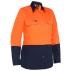 Womens Cool Lightweight Hi Vis Long Sleeve Drill Shirt