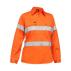 Womens Taped Hi Vis Cool Lightweight Drill Shirt
