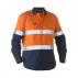 Bisley Recycle Taped Tow Tone Hi Vis Drill Shirt