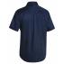Closed Front Cotton Drill Shirt - Navy