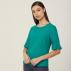 Fluted Sleeve Top