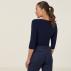 Ladies 3/4 Round Neck T-Top
