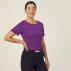 Matt Jersey Boat Neck Short Sleeve Top