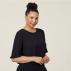 Womens Georgie Fluted Sleeve Top
