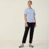 Ladies Avignon Pinstripe Short Sleeve Shirt