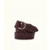 Slim Plaited O Ring Belt
