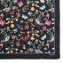 Silk Scarf Butterfly Black