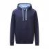 Inner Hood Contrast Fleecy Hoodie