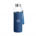 Glass Bottle With Denim Look