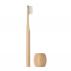 Bamboo Toothbrush on stand