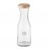 Recycled glass carafe