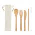 Bamboo re-usable Cutlery Set