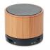 Round Bamboo Speaker