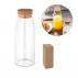 1L Glass Bottle with Cork Lid