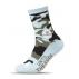 Jacquard crew socks