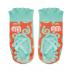 Cotton toe-less, non-slip yoga socks