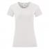 Women White Iconic T-shirt - Fruit of the Loom