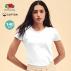 Women White Iconic T-shirt - Fruit of the Loom