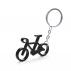 Keychain bicycle shaped