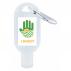 30mL Hand Sanitiser with Carabiner - 75% ethyl-alcohol