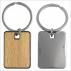 Shiny Nickel Keyring