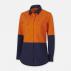 Womens Workcool Vented Spliced Shirt Long Sleeve