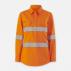 Womens Workcool Vented Closed Front Shirt Taped Long Sleeve