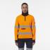 Womens Reflective Spliced 1/4 Zip Fleece