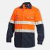 Shieldtec Lenzing FR Hi-Vis Spliced 2Tone Open Front Taped Shirt