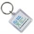 Square Clear Acrylic Keyrings