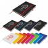 Enterprise A6 Black PU Notebook with Elastic Closure
