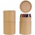 Custom Design Assorted Colour Crayons in Cardboard Tube