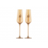 M&W Glamour Flute 230ml Set of 2 Gold