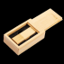Wood Box With Magnetic