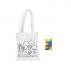 Medium Colouring Bag with Crayons