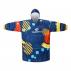 Unisex 100%Polyester Sublimated Wearable Blanket with Absorbent Lining