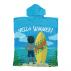 100% Cotton Sublimation Hoody Towel Surf Poncho