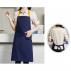 Poly-Cotton Canvas Full Bib Apron With Colour Strap