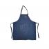 Poly-Cotton Denim Full Bib Apron With Adjustable Neck Strap