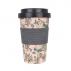 400ml Reusable Bamboo Coffee Cup with Screw Lid