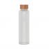 550ml Glass Drink Bottle with Bamboo Lid