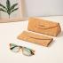 Foldable Cork Glasses Case