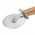 Pizza Cutter Wheel with Hand Carved Wooden Handle