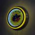 Double Ring Neon Wall Clock
