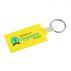 Rectangular Hard Plastic Keyring