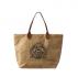 Washable Kraft Paper Bag with PU Handle(390x330x105mm)