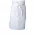White Tapered Apron w/ Flap