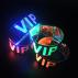 Metallic Laser Band
